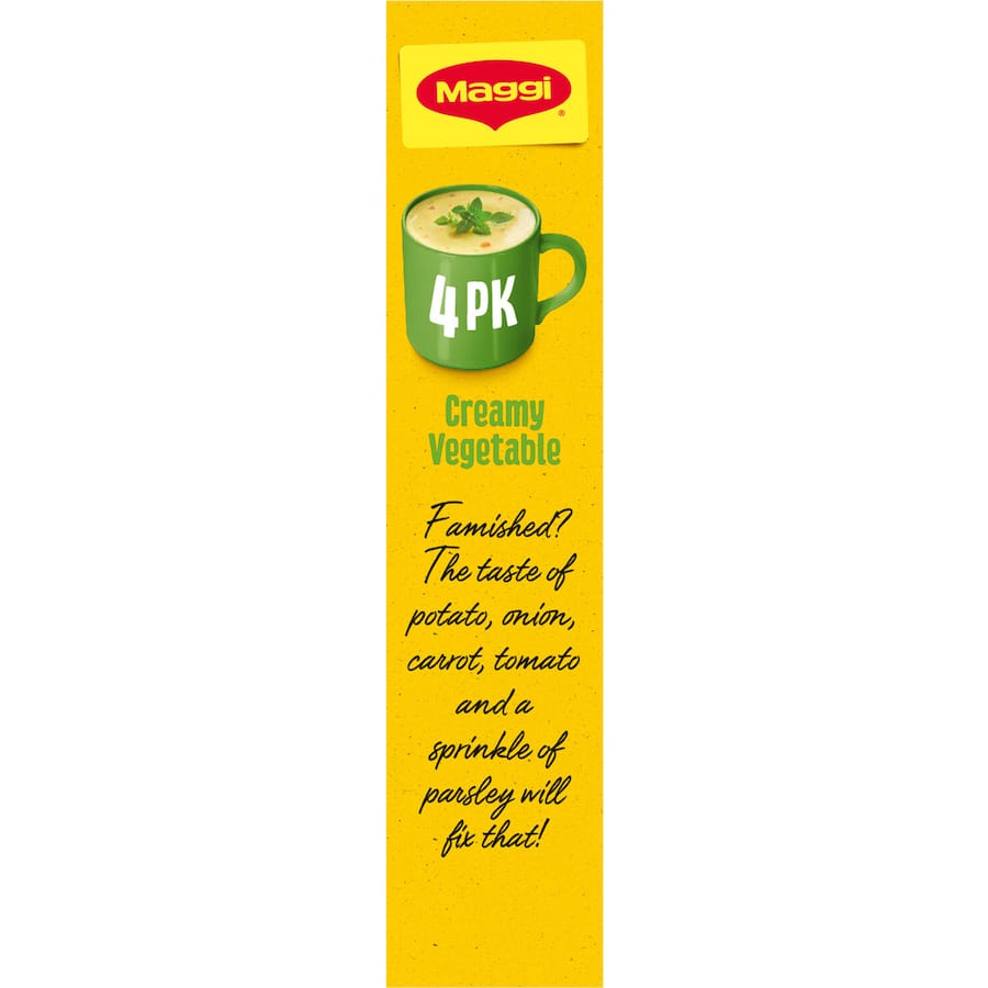 Maggi Soup For A Cup Instant Soup Creamy Vegetable 70g 4pack