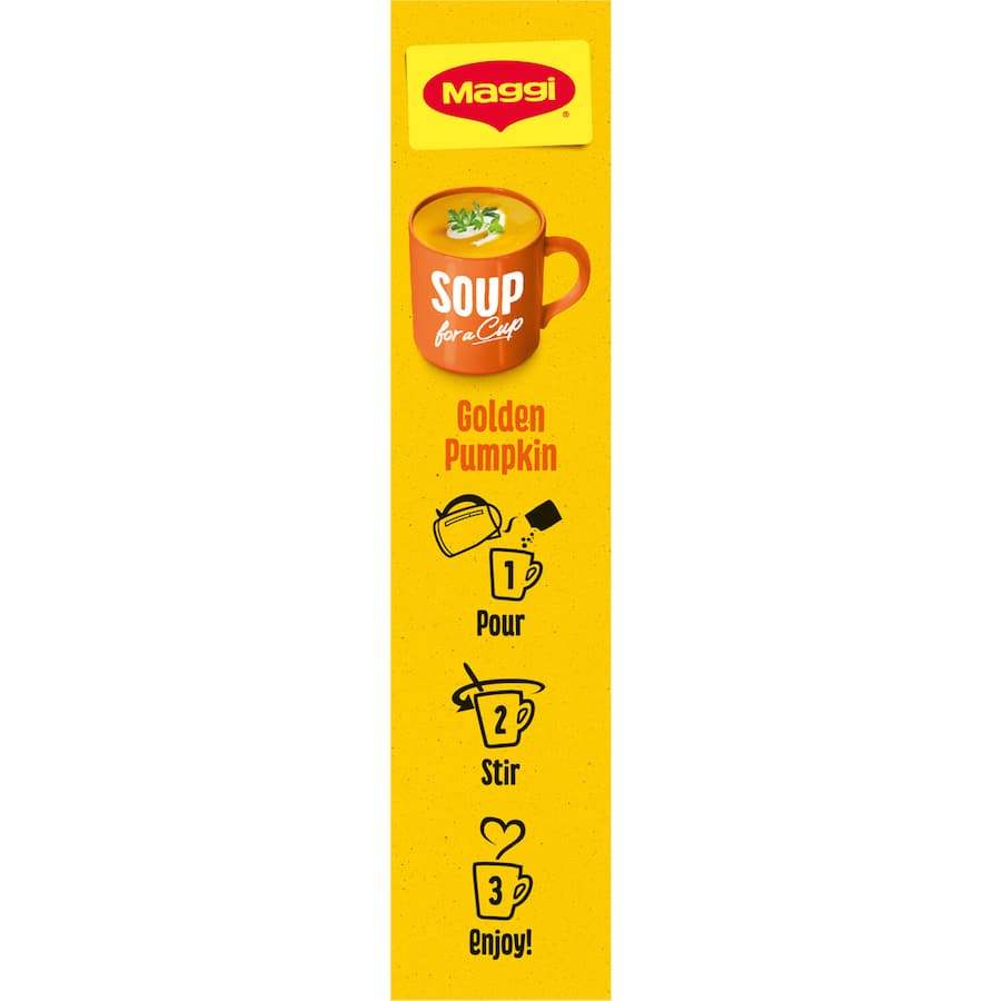 Maggi Soup For A Cup Instant Soup Golden Pumpkin 78g 4pack