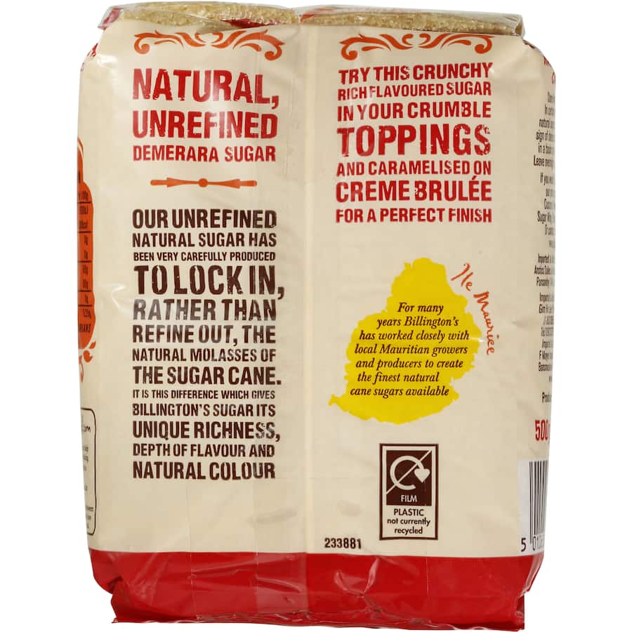 Billingtons Demerara Sugar 500g
