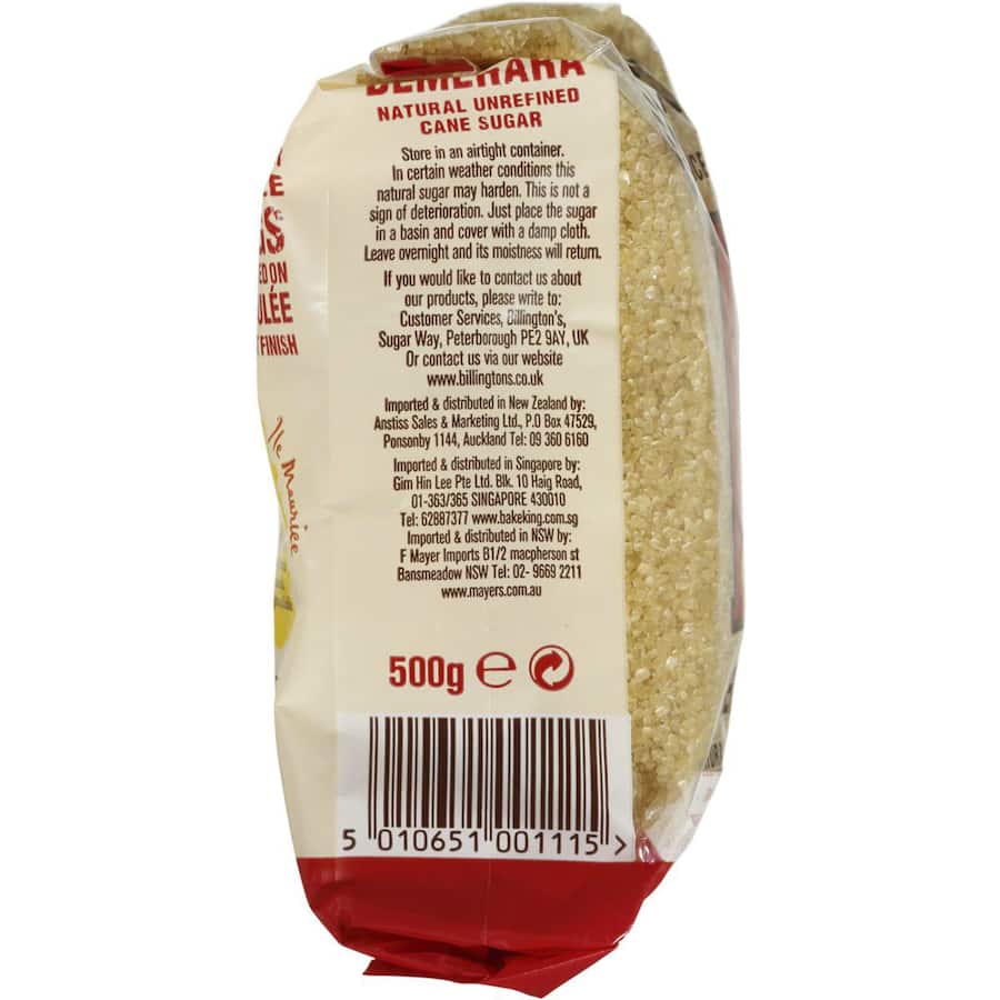 Billingtons Demerara Sugar 500g