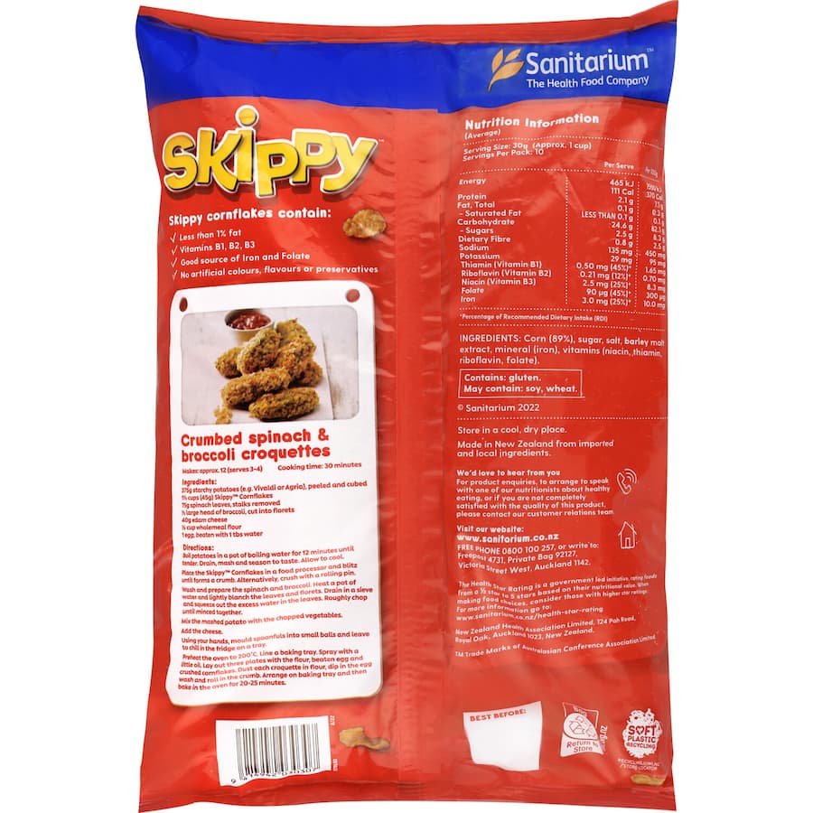 Sanitarium Skippy Cereal Cornflakes Bag 300g