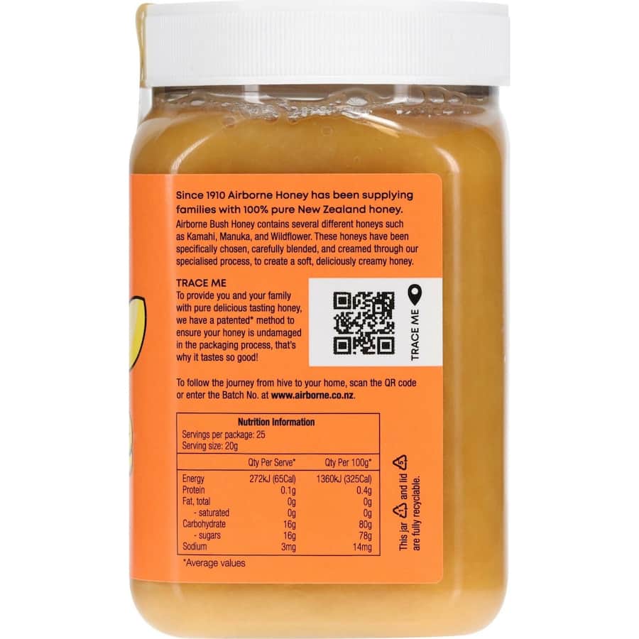 Airborne Bush Honey 500g