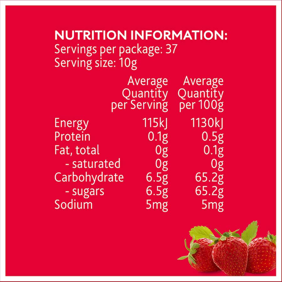 Craigs Fruit Jam Strawberry Jar 375g