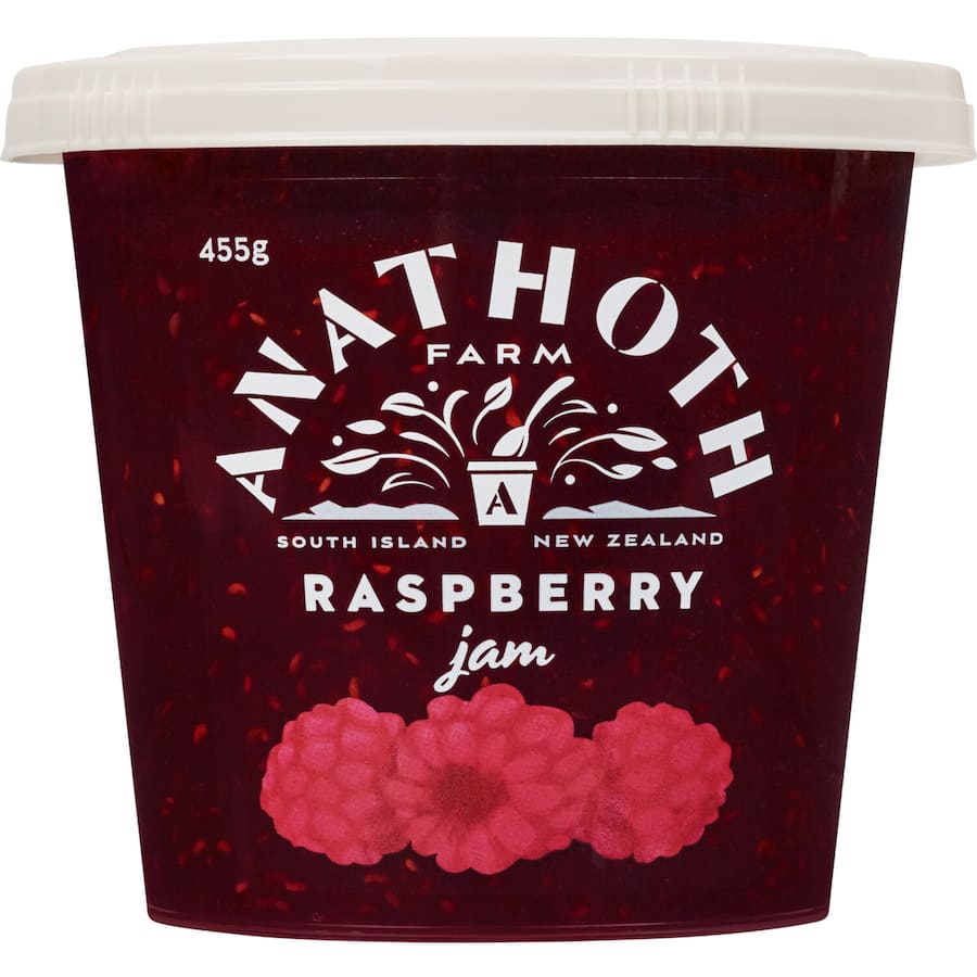 Anathoth Farm Raspberry Jam  Ptl 455g