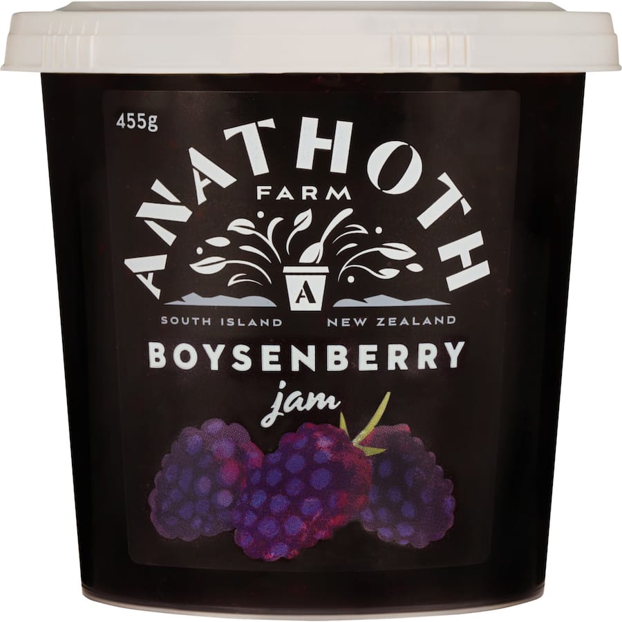 Anathoth Farm Boysenberry Jam  Ptl 455g