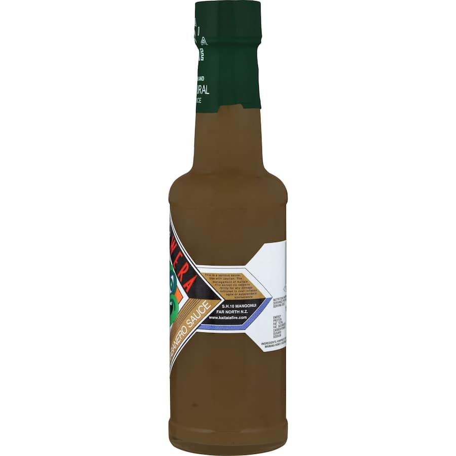 Waha Wera Kiwifruit Sauce & Habanero: tangy kiwi paired with spicy habanero for a gourmet flavor boost in meals.