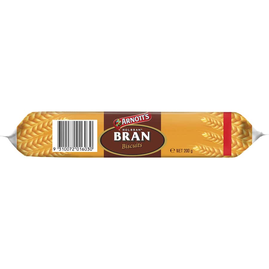 Arnotts Plain Biscuits Holbran Pkt 200g
