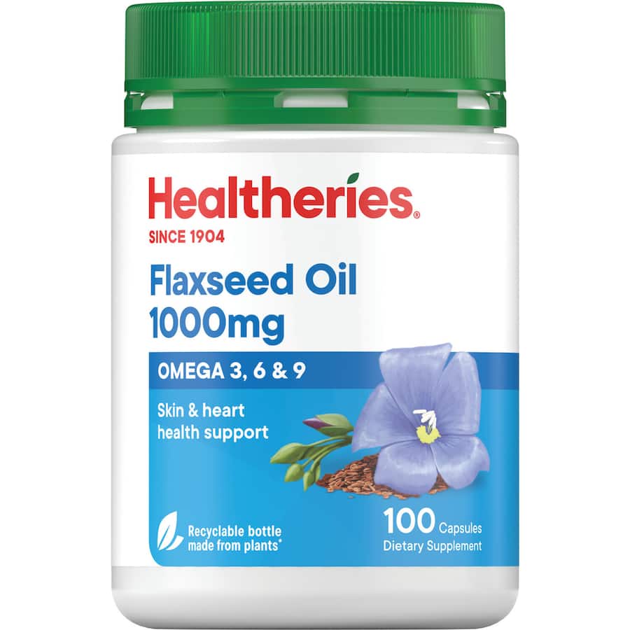 Healtheries Flax Seed Oil 1000mg 100pack