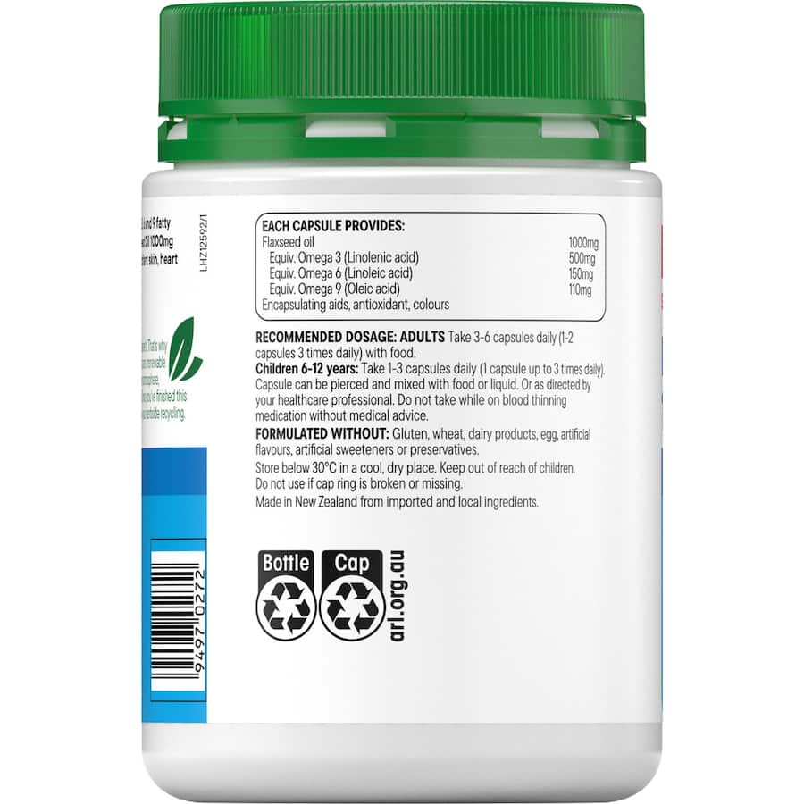 Healtheries Flax Seed Oil 1000mg 100pack