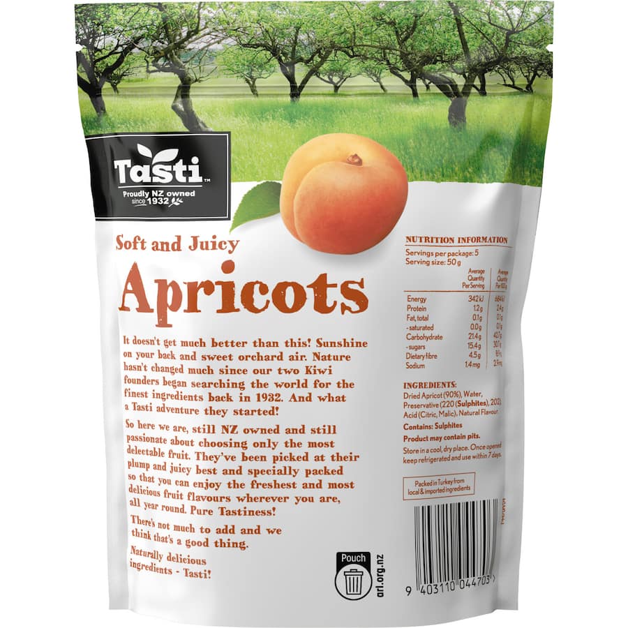 Tasti Apricots Ready To Eat 250g