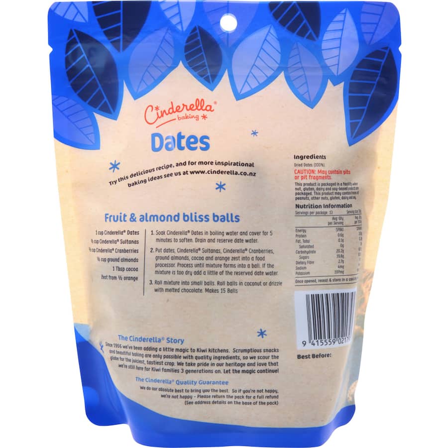 Cinderella Dates Pitted 400g
