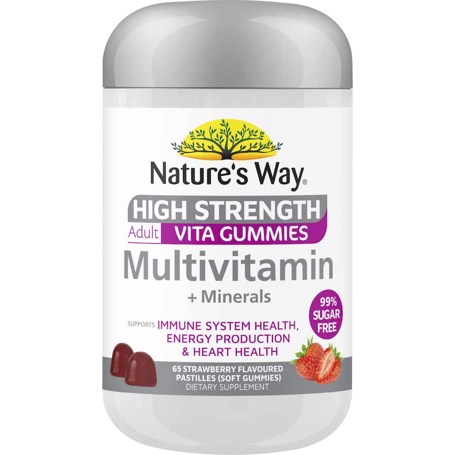 Nature's Way Vita Gummies Multi Vitamin High Strength Adult 65pack
