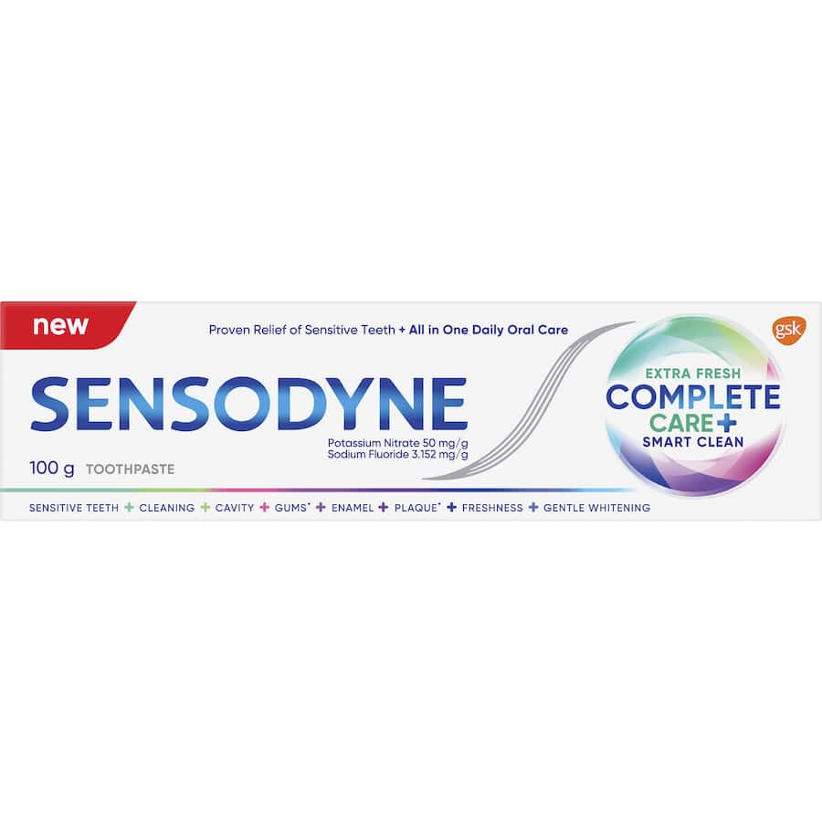 Sensodyne Cool Mint Toothpaste for sensitive teeth, offering relief, protection, and a refreshing clean for healthier smiles.