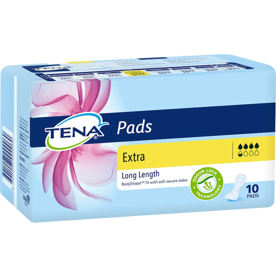 Tena Lady Womens Continence Pads Extra Medium Protection 10pack