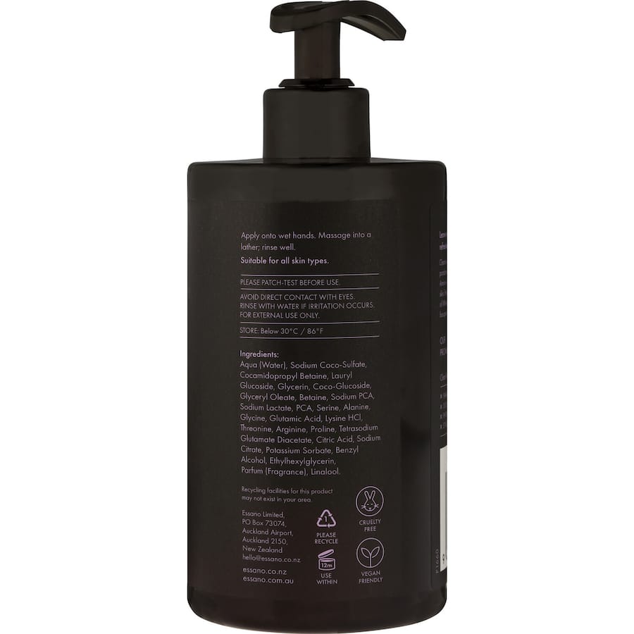 Luxurious Essano Hand Wash in Sweet Pea, featuring floral scent and eco-friendly formula for gentle, nourishing cleansing.