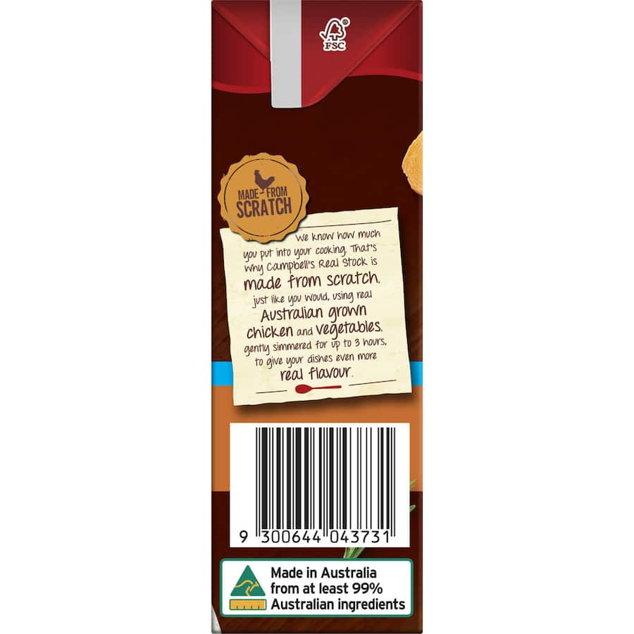 Campbell's Real Stock Reduced Salt Chicken Stock offers rich flavor without excess sodium, perfect for healthy cooking and versatile recipes.