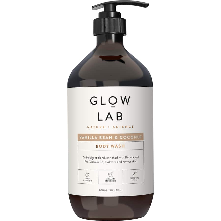 Glow Lab Body Wash Vanilla Bean & Coconut 900mL