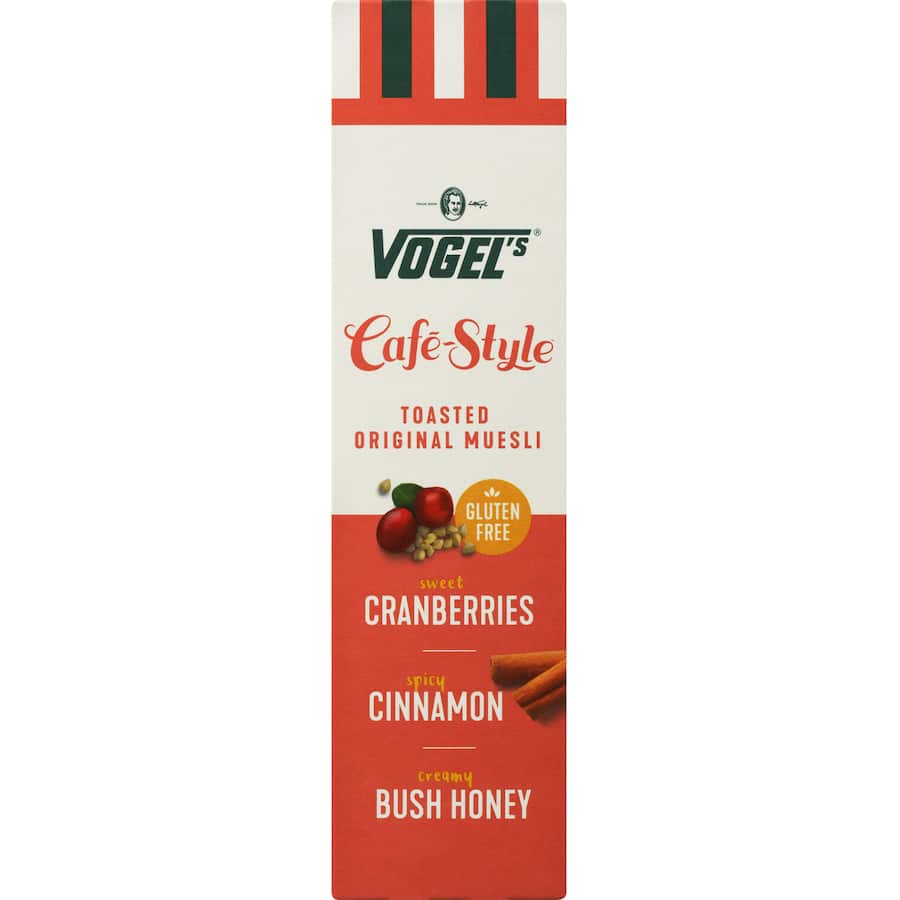 Vogels Cafe Style Muesli Fruit & Nut Gluten Free 400g