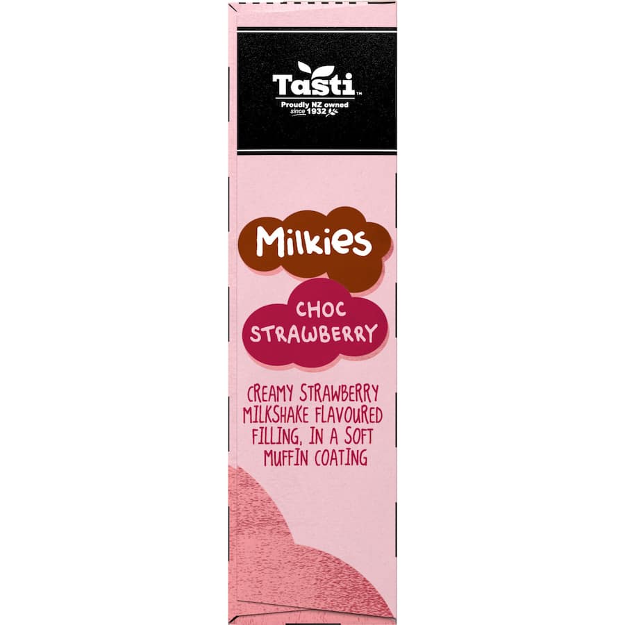 Tasti Milkies Cake Bars Choc Strawberry 10pk 200g