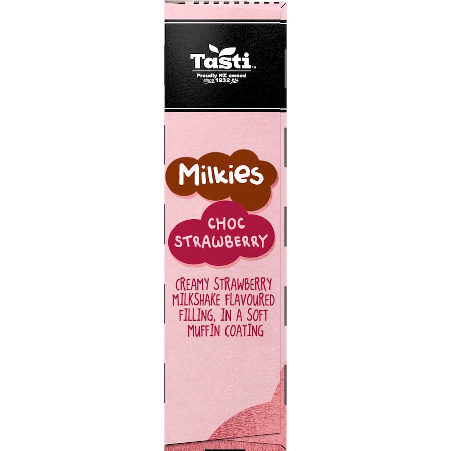 Tasti Milkies Cake Bars Choc Strawberry 10pk 200g