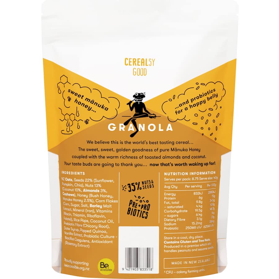 Blue Frog Delicious Granola Honey & Almond 350g