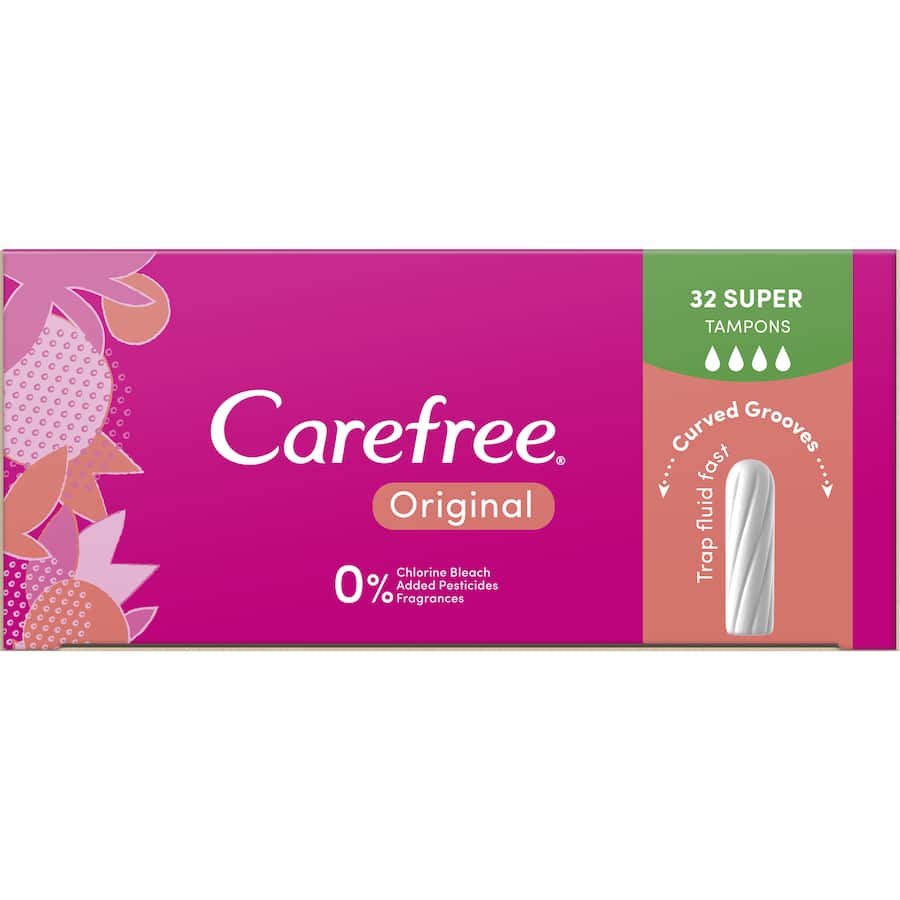 Carefree Tampons Super 32pack