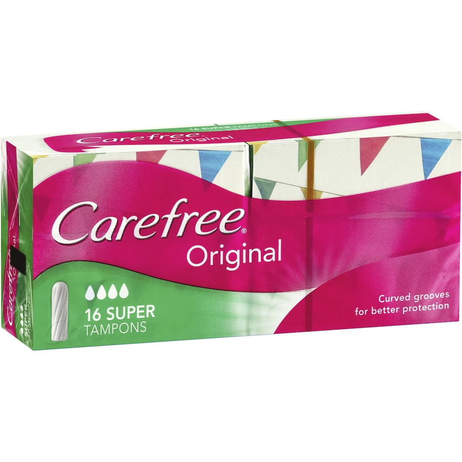 Carefree Tampons Super 16pack