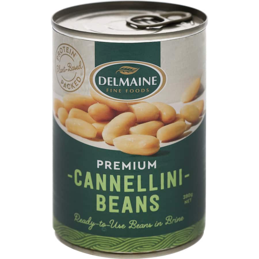 Delmaine Beans Cannellini Can 390g