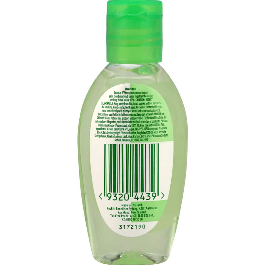 Dettol Antibacterial Instant Hand Sanitiser Refresh, kills 99.99% of germs, enriched with aloe vera, rinse-free and non-sticky.