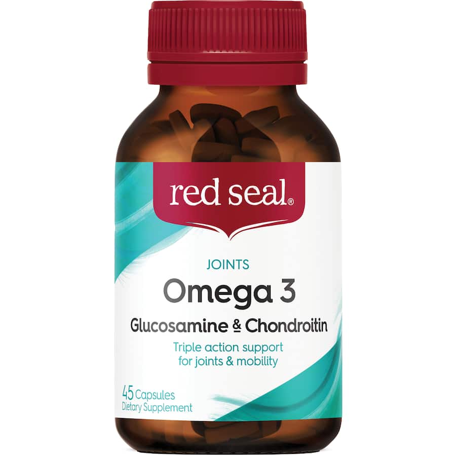 Red Seal Pro Joint Glucosamine + Chondroitin & Omega 3 Capsules 45pack