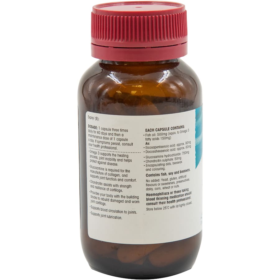 Red Seal Pro Joint Glucosamine + Chondroitin & Omega 3 Capsules 45pack