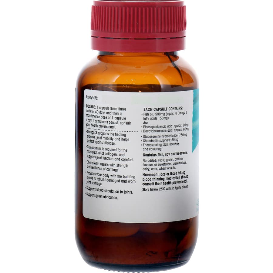 Red Seal Pro Joint Glucosamine + Chondroitin & Omega 3 Capsules 45pack