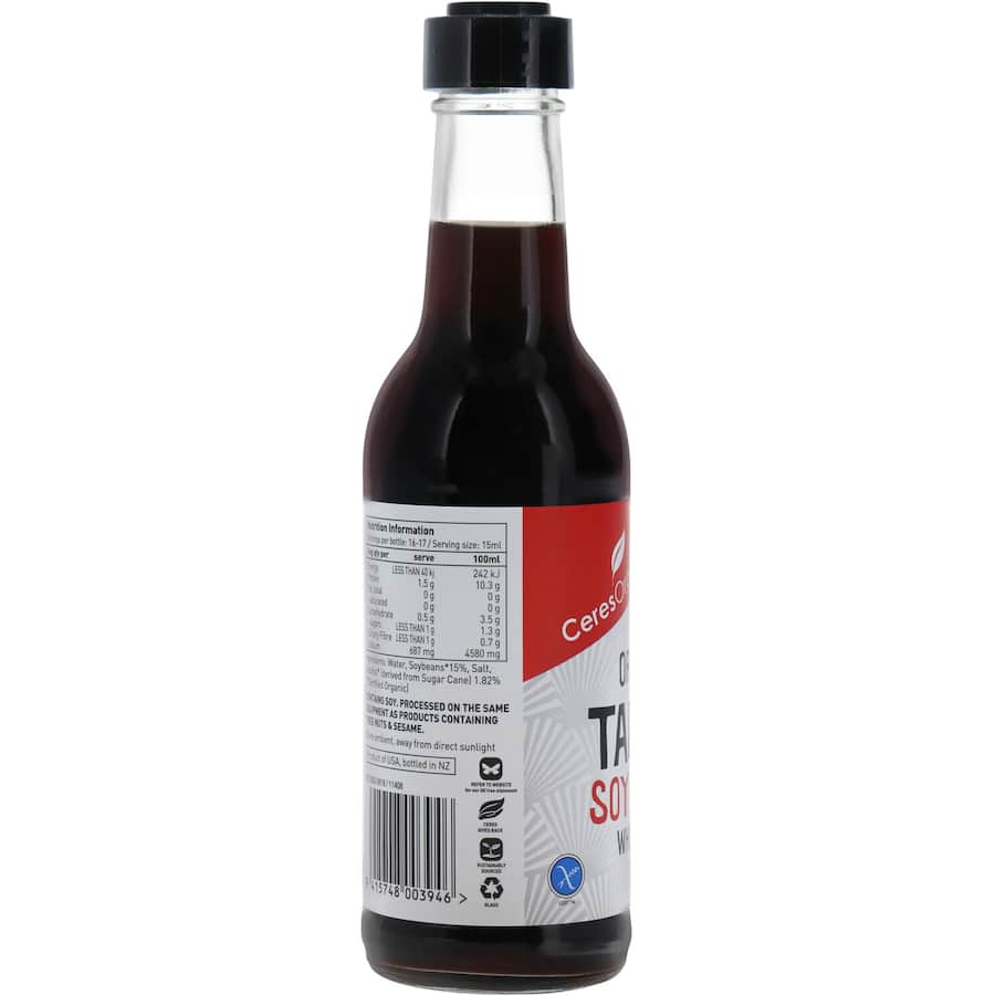 Ceres Organics Soy Sauce Tamari Organic 250mL