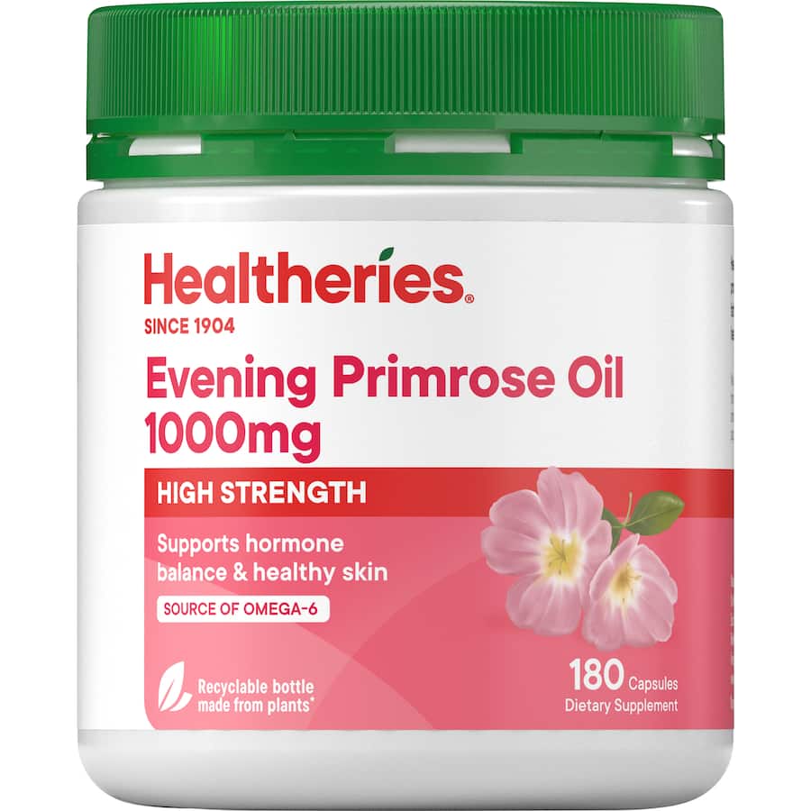 Healtheries Evening Primrose Oil Value Pack 1000mg 180pack