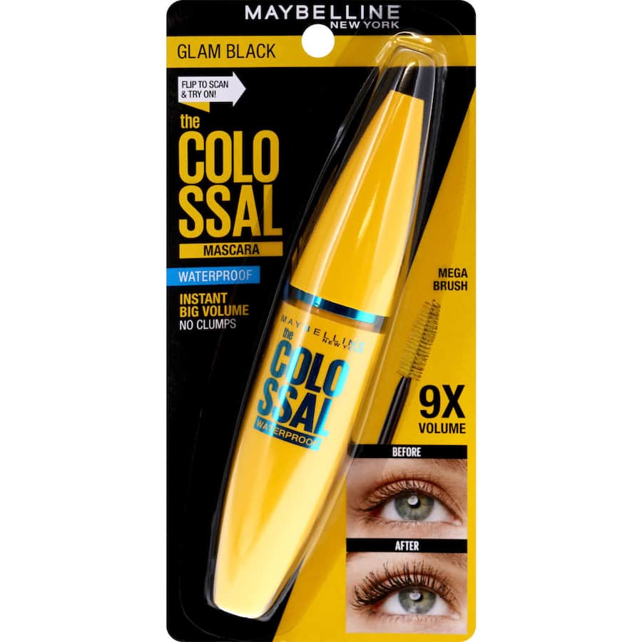 Maybelline Colossal Mascara Waterproof Glam Black