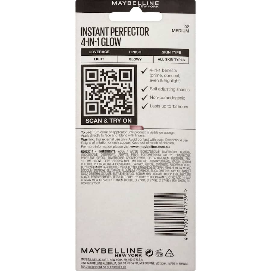 Maybelline New York Liquid Make Up Instant Perfector Medium