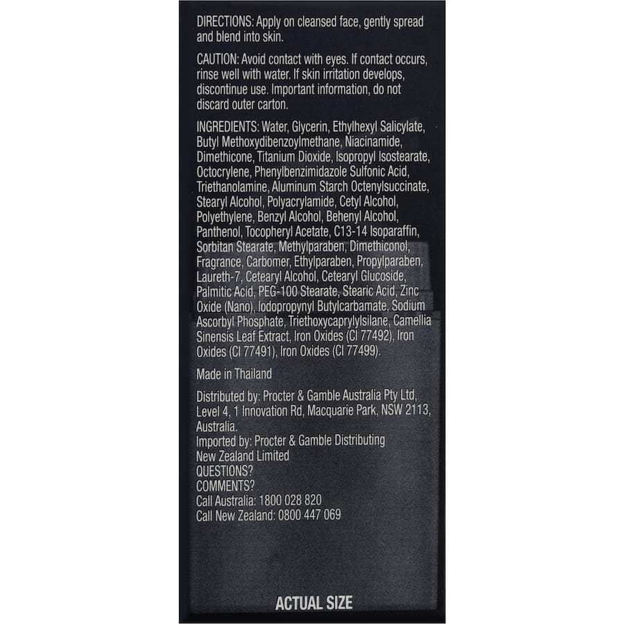 Olay Total Effects Touch of Foundation Moisturiser SPF 15 offers anti-aging benefits and sheer coverage for radiant, youthful skin.