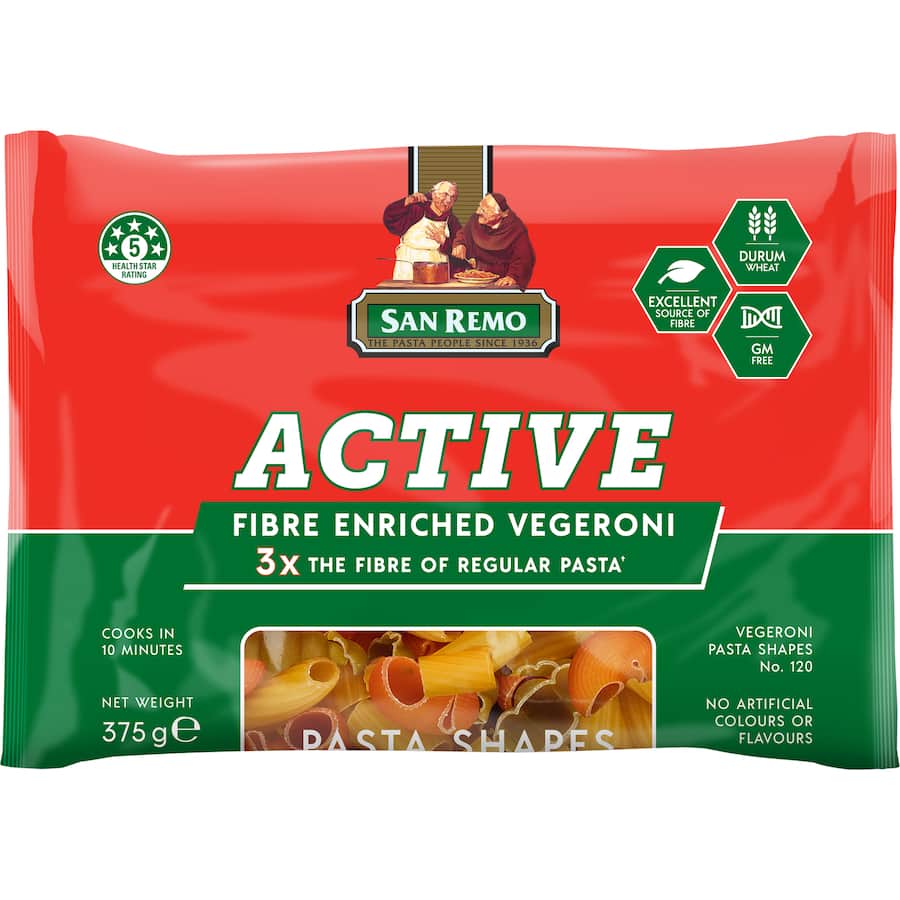 San Remo Pasta Vegeroni Shapes 375g