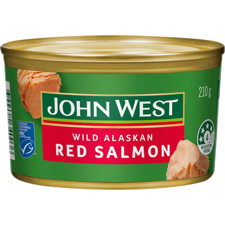 John West Salmon Red Wild Alaskan Can 210g