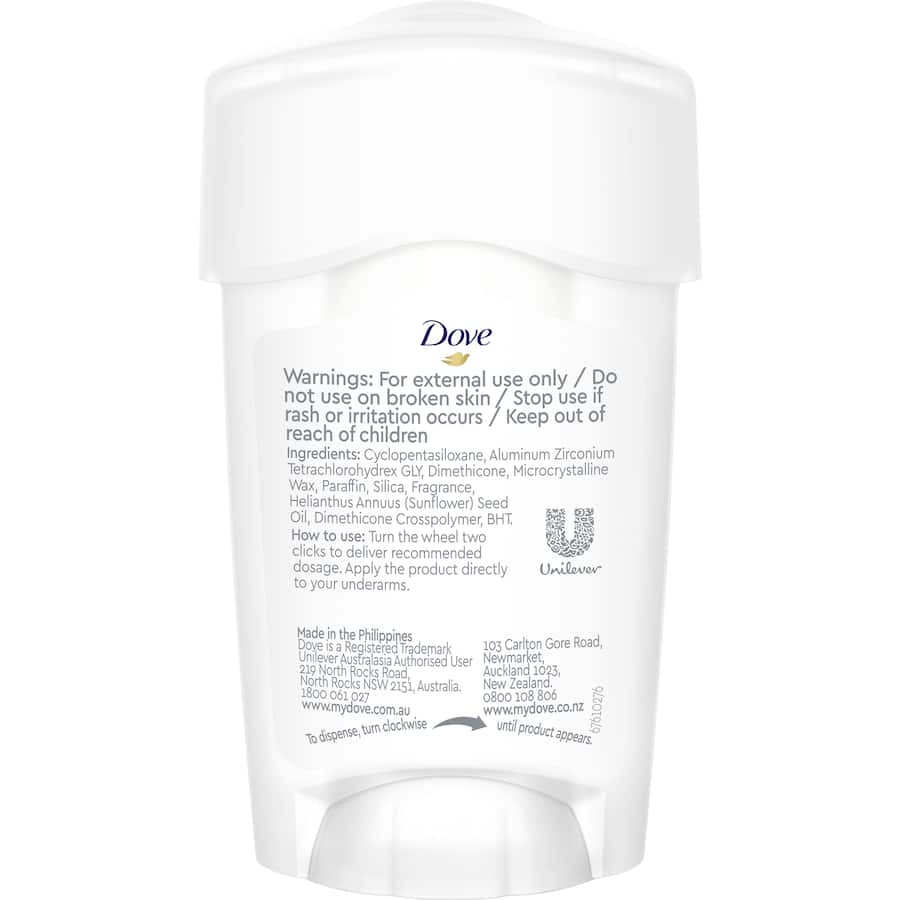 Dove Clinical Protection Antiperspirant Stick Fresh Touch offers 96-hour sweat defense with moisturizing cream and refreshing scent.