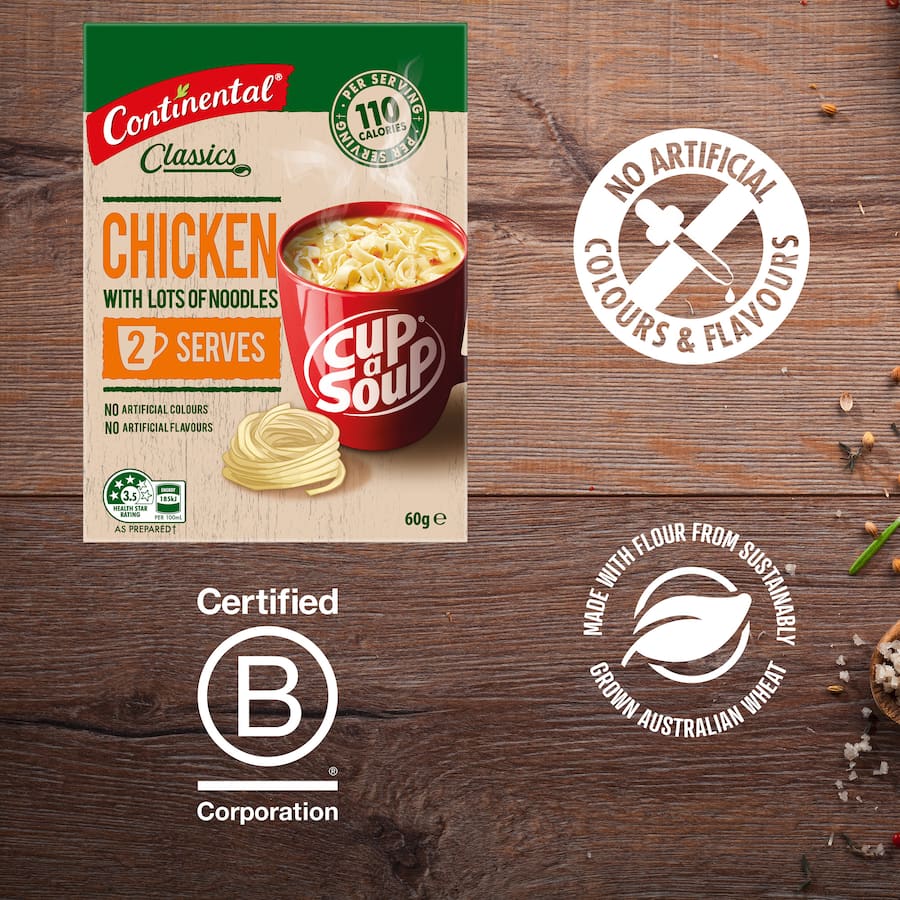 Continental Classics Cup A Soup Chicken With Lots Of Noodles 60g
