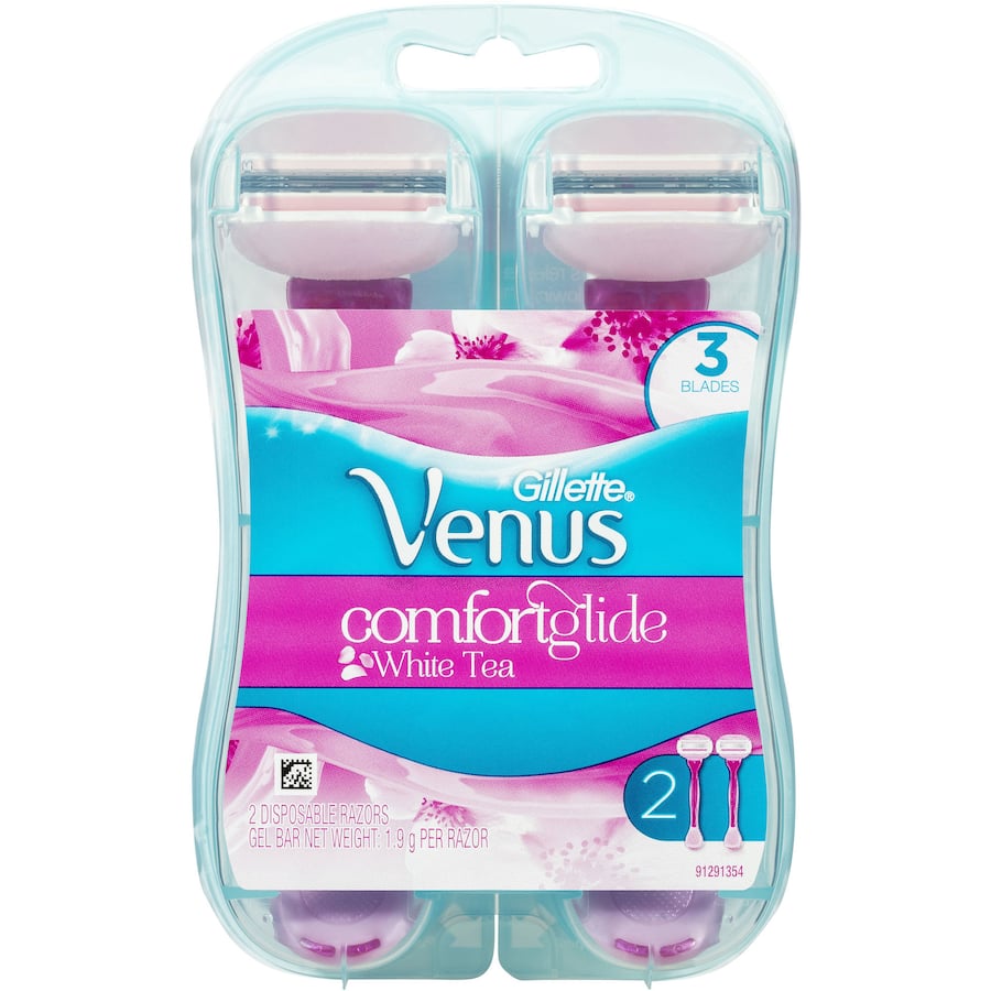 Gillette Venus Comfortglide Razor White Tea 2pack