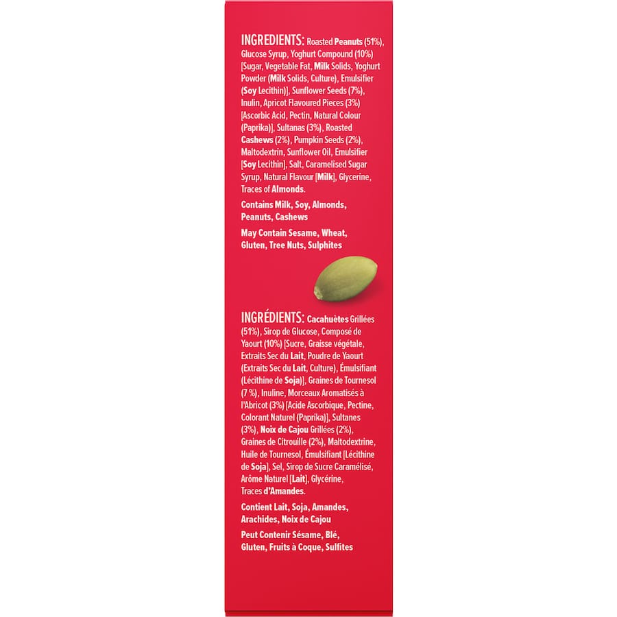 Nice & Natural Nut Bars Trail Mix featuring nuts, seeds, and Greek-style yogurt for a nutritious, low-sugar snack.