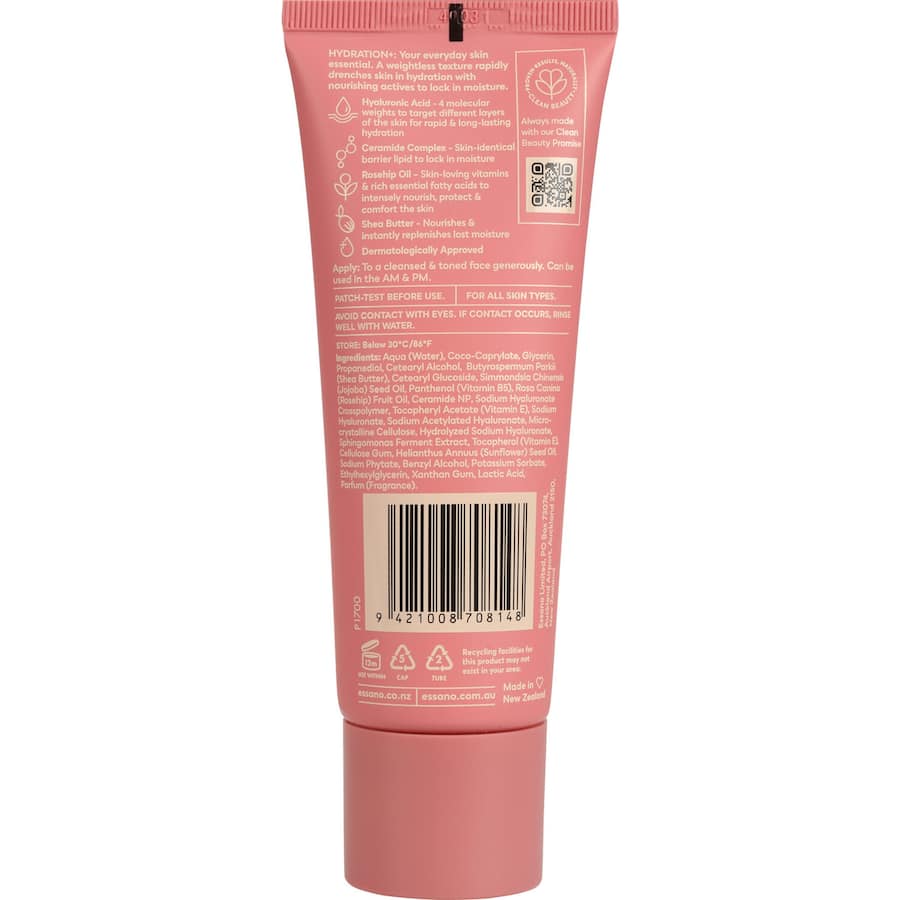 Essano Facial Moisturiser Hydration+ Tube 100mL