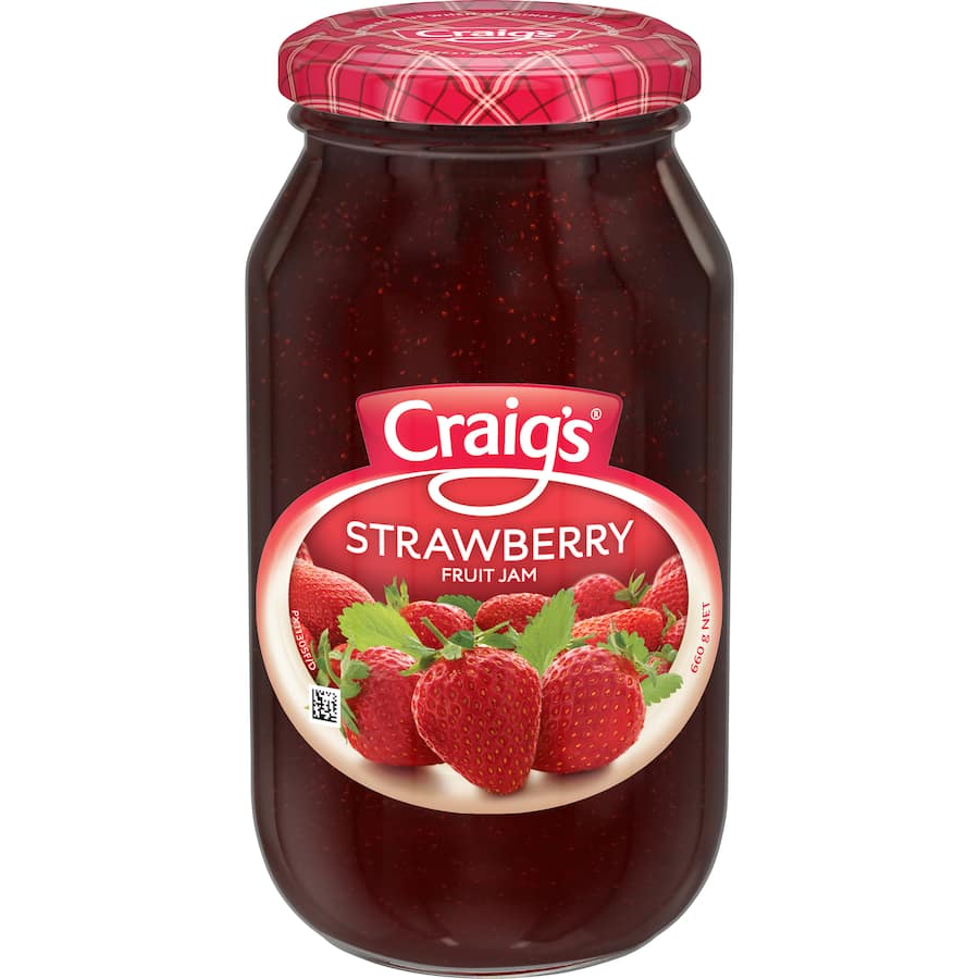 Craigs Fruit Jam Strawberry 660g