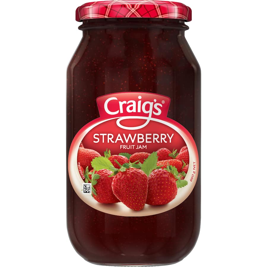 Craigs Fruit Jam Strawberry 660g