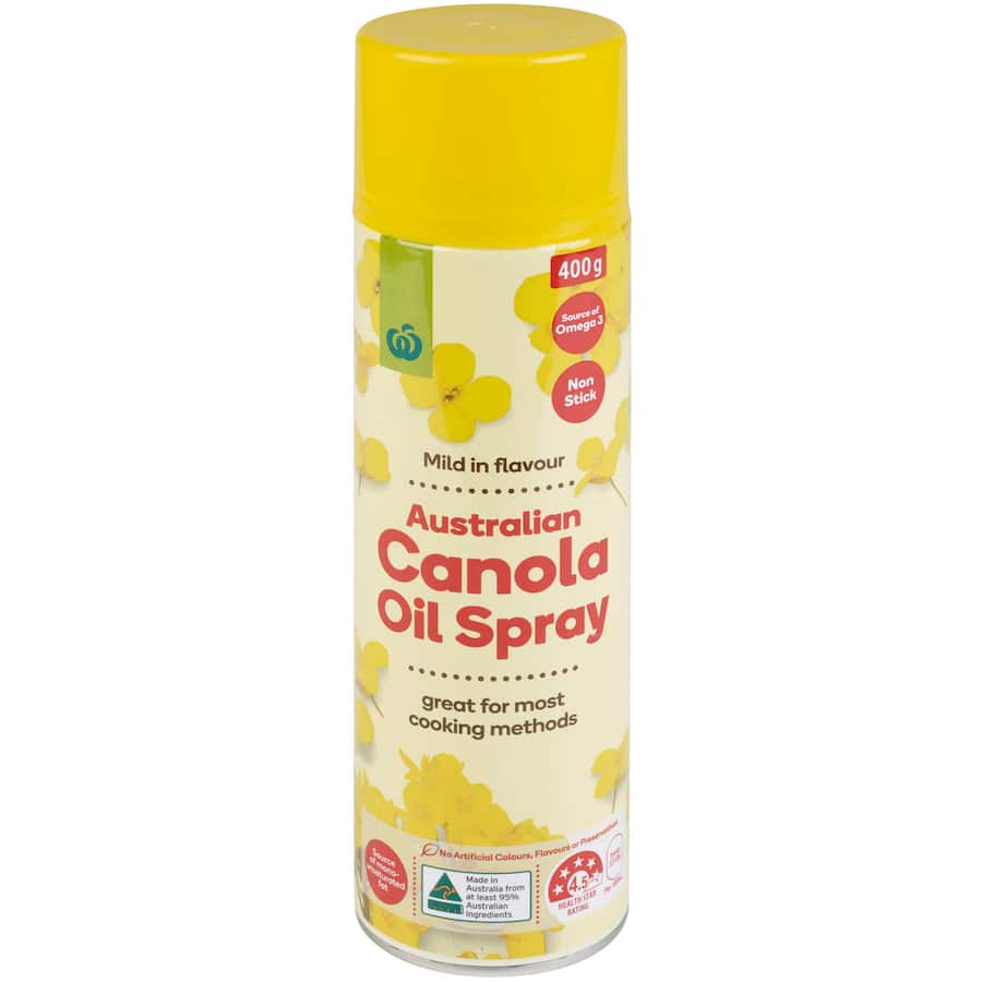 Woolworths Cooking Spray Canola Oil 400g