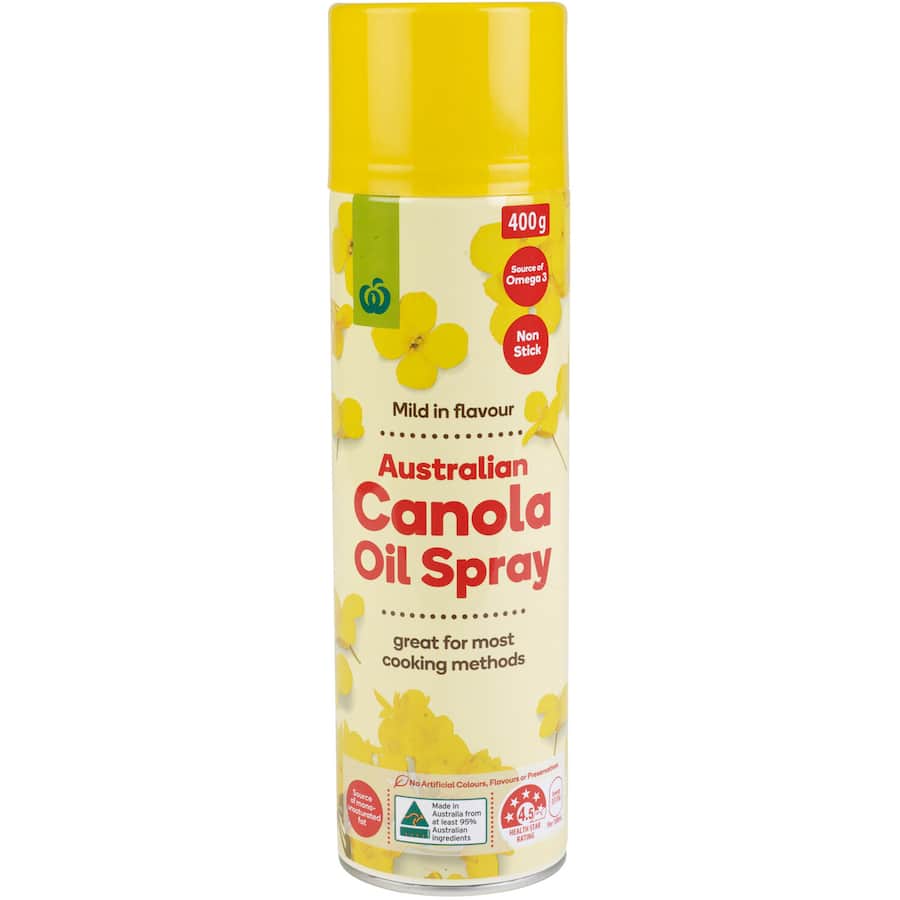 Woolworths Cooking Spray Canola Oil 400g