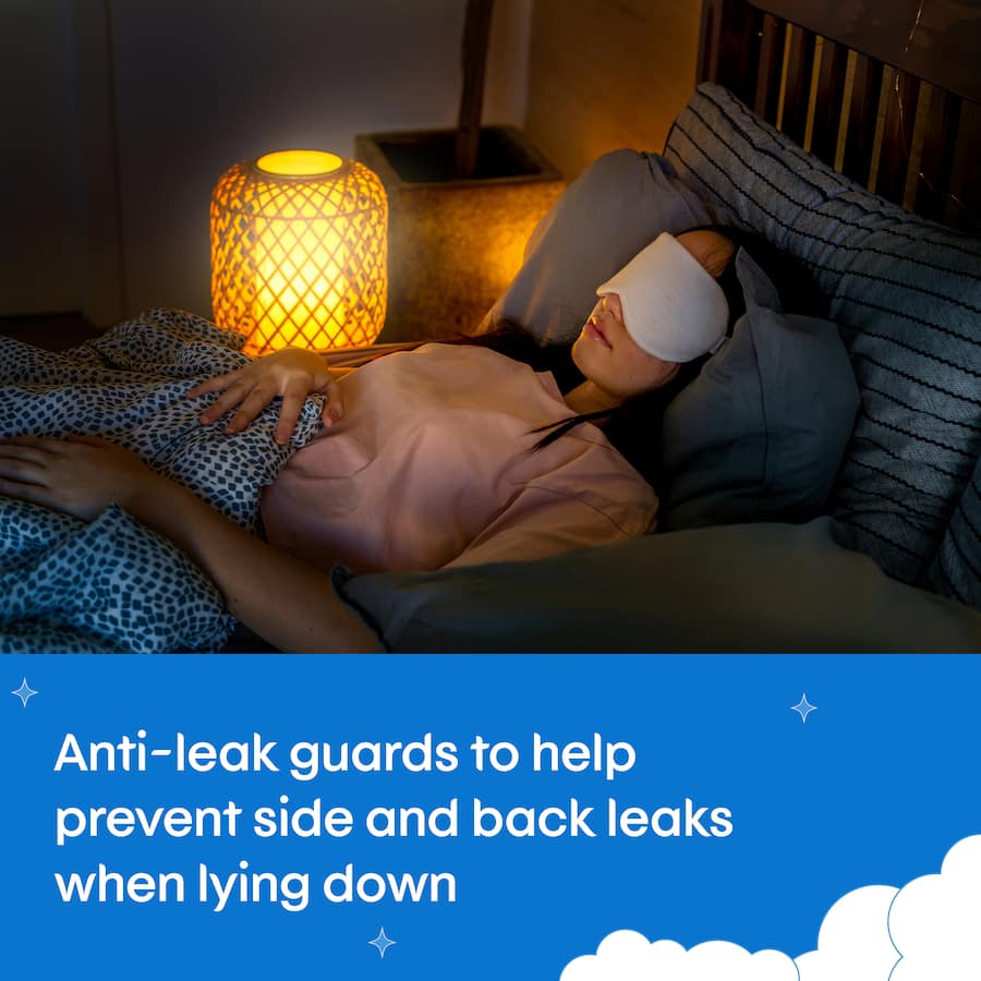 U By Kotex Maximum Protection Pads Over Night Wings 10pack