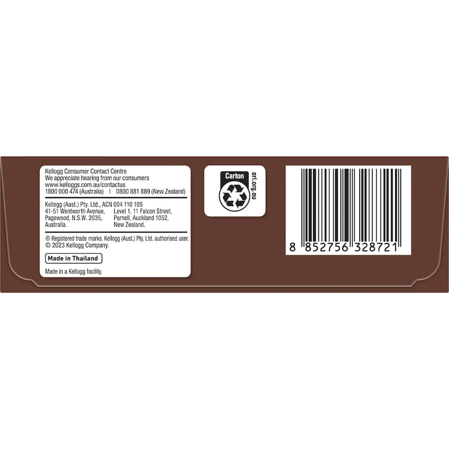 Kellogg's LCMs Choc Chip Bars with Rice Bubbles, marshmallow, and chocolate chips in a convenient 5-pack.